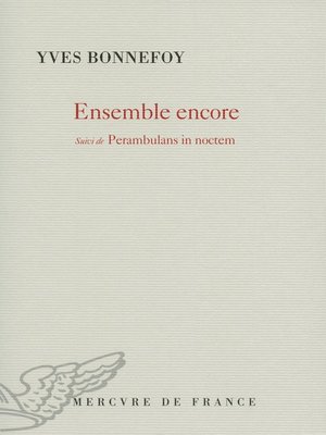 cover image of Ensemble encore / Perambulans in noctem